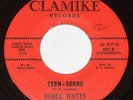 EX Original 45 NOBLE WATTS Teen Scene / John Friday's Son CLAMIKE