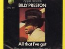 Billy Preston US 45 Apple 1817 All That I've Got / As I Get Older W/Pic Sleeve