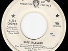 RARE 70s ALICE COOPER 45 SHOE SALESMAN/RETURN OF THE SPIDERS WB 7398 PROMO HEAR