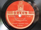 2x 78rpm GERHARD TASCHNER - BACH CHACONNE FOR VIOLIN SOLO - RARE ODEON
