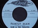 SLIM & TWILITES: Family Man / Short Skirts 45 (Great R&B) rare Soul