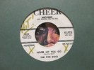 FIVE DISCS  CHEER 4002  NEVER LET YOU GO  M- DJ  $200.00   LARGE DJ WRINTING ON