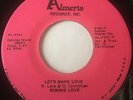 RONNIE LOVE Let's make love on Almeria Northern Soul Modern disco 45
