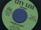 1402 JAH I MAZ-FREEDOM IS A MUST-CITY LINE 1977-RARE WACKIES-REGGAE 45 7