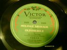 Rare Victor record/1928 Holiday Message from Oldsmobile/ Reuter/ Record#: 48613