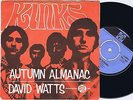 *THE KINKS Autumn Almanac Danish 45PS 1967