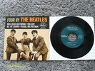 1964 TRUE ORIGINAL-CAPITOL EAP-1-2121-THE BEATLES-FOUR BY THE BEATLES-EP-45-NICE