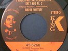 Funk Soul 45 Marva Whitney I made a mistake because it's only you King 6268