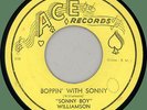 SONNY BOY WILLIAMSON Boppin' with Sonny 45rpm Ace 1956 harmonica blues
