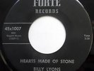 BILLY LYONS 45 Hearts Made Of Stone / Be My Love VG++ Northern Soul R&B e4114