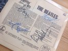 The Beatles 'The Beatles Hits' EP 45RPM 1963  with all four Autographs on sleeve