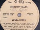 Blues 78 1950 Promo Lowell Fulson Mercury Blues