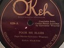 SARA MARTIN & SYLVESTER WEAVER OKEH 8226 BLUES 78 RPM RECORD E/E+