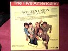 THE FIVE AMERICAINS RARE LP GARAGE FUZZ POP OR 1966  RECORD SUPERB NM SLEEVE VG+