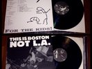 THIS IS BOSTON NOT L.A. UNSAFE AT ANY SPEED LP hc punk f.u.'s gang green freeze
