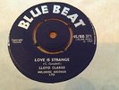 LLOYD CLARKE love is strange UK SKA ROCKSTEADY BLUE BEAT blue beat  45