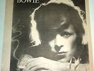 DAVID BOWIE Young Americans 1975 UK Poster size Press ADVERT 16x12 inches