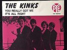 Kinks: You really got me / It's all right ( Swedish/Norway)