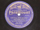 78 RPM HISTORIC BLACK NATIONAL ANTHEM PARAMOUNT/BLACK SWAN 12106 RARE