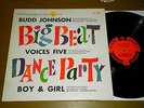 Budd Johnson/Voices Five - Big Beat Dance Party LP (RCS 509, DG) R&B/doo wop VG+