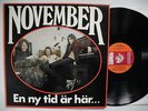 NOVEMBER En ny tid är här LP 1970 original Sonet EX-  heavy prog psych