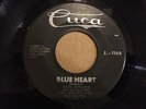 Teen 45 Wisconsin DICK BUSCHER & THE CLICHES Blue Heart on Cuca