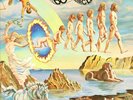 THE DOORS FULL CIRCLE NUDE PUNCH OUTS INSERTS ELEKTRA STEREO 75038/TRI-FOLD/M-NM