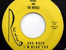 RICHIE & The ROYALS 45 And When I'm Near You RELL label DOO WOP mg76