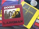 THE DOORS L.A. Woman ORIGINAL US EMBOSSED DIE CUT WITH CLEAR ACETATE COVER