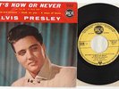   FRENCH EP FIRST ISSUE196O ELVIS PRESLEY it's now BANDEAU ROUGE LIRE