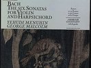 ASD 489/90(2) MENUHIN MALCOLM BACH SIX VIOLIN SONATAS