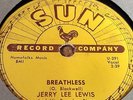 78 RPM Jerry Lee Lewis SUN 288 Breathless