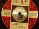 LOUISIANA RED who dat / little girl 45 LAURIE --- rare R&b soul promo --- VG+