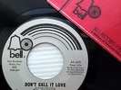 BO COOPER Don't call it love / Christian 1974 Disco Soul 45 on BELL e3866