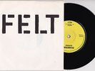 FELT Index + Break It  1st FELT Single/Release 45 PIC '79 UK LAWRENCE DENIM NM