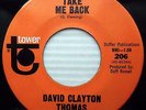 David Clayton Thomas PRE-Blood Sweat Tears TAKE ME BACK Out of Sunshine 45 e3484