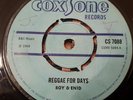 Roy & Enid Reggae For Days UK Blue Coxsone 7