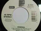 Fiona Apple Criminal / Sleep to dream 45rpm record