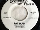 Rockabilly Promo 45 Myron Lee fat man Garrett *EX