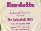THE SPRINGFIELD RIFLE I Really Need Burdette Promo Northern Soul 45 Sleeve Hear