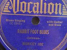 JESSE MONKEY JOE COLEMAN CHARLIE MCCOY VOCALION 04471 BLUES 78 RPM RECORD E/V+