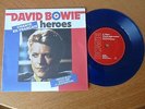 David Bowie Heroes Blue Vinyl. Paris Bowie Is V & A Limited edition. Mint Rare.