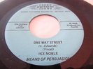 IKE NOBLE DETROIT R&B NORTHERN SOUL ONE WAY STREET  45 SOUND PATTERNS LBL #9068