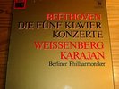 WEISSENBERG KARAJAN Beethoven The 5 PCs 4-LP-Box EMI SQ QUADRO