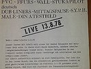 S.O.36 -sampler 1978 S.Y.P.H. MITTAGSPAUSE Male Stuka Pilots PVC Dub-Liners Din