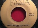 BOBBY VALENTIN -USE IT BEFORE YOU LOSE IT 45 FANIA GOLD LABEL LATIN SOUL HEAR IT