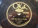 78 RPM BO CARTER OKEH 8889 E- HOWLING TOM CAT BLUES - RARE BLUES