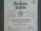Philips A 00150/3 L Minigroove ED1 - Bach Matthäus Passion Willem Mengelberg 4 X