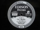HOT GOLDEN GATE ORCH Edison Diamond Disc 51491 OH MABEL/KEEP SMILIN AT TROUBLE