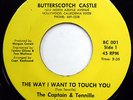 CAPTAIN & TENNILLE 45 The Way I Want To Touch You VG++ Private Press 1974 e3690